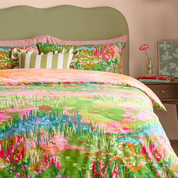 furn. Meadow Escape Polycotton Duvet Cover & Pillowcase Set 4