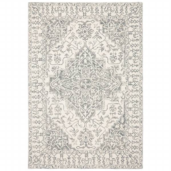 Windsor Wool Rug  Smoke