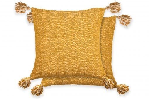 New Edge Blinds Hartley Cushion Cover in Yellow