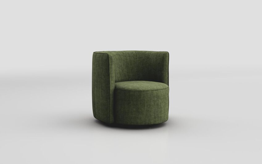 Green Fabric Cotignola Armchair