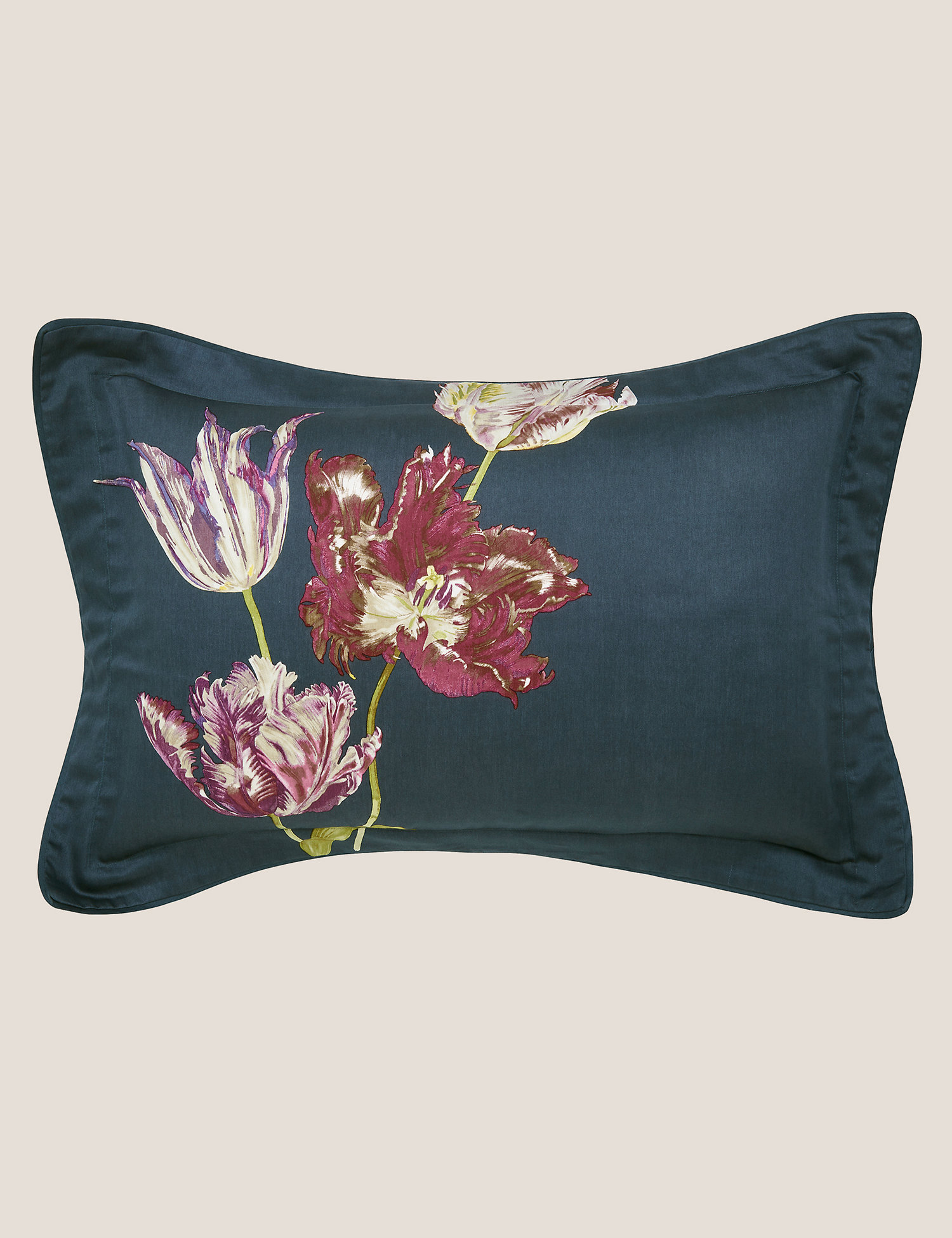 M&S Sanderson Pure Cotton Tulipomania Oxford Pillowcase