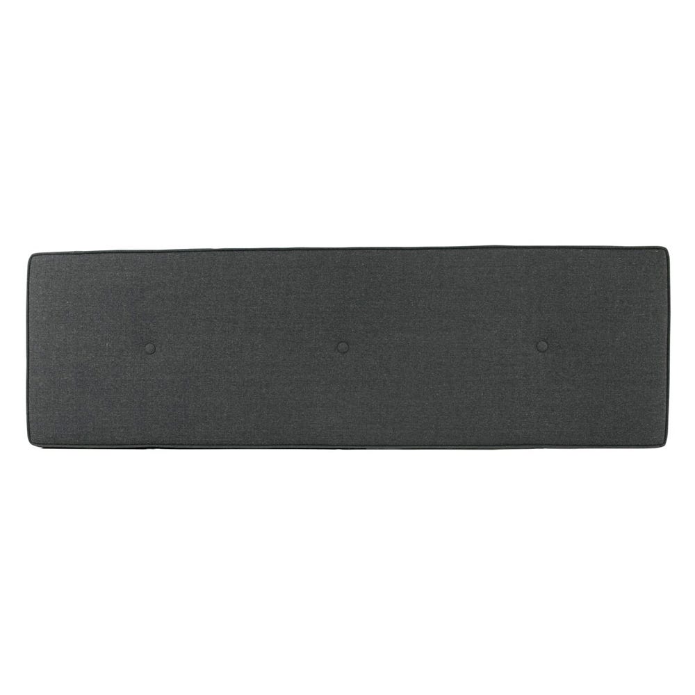 Heal's Brunel Bench Cushion Smoke Grey Fabric