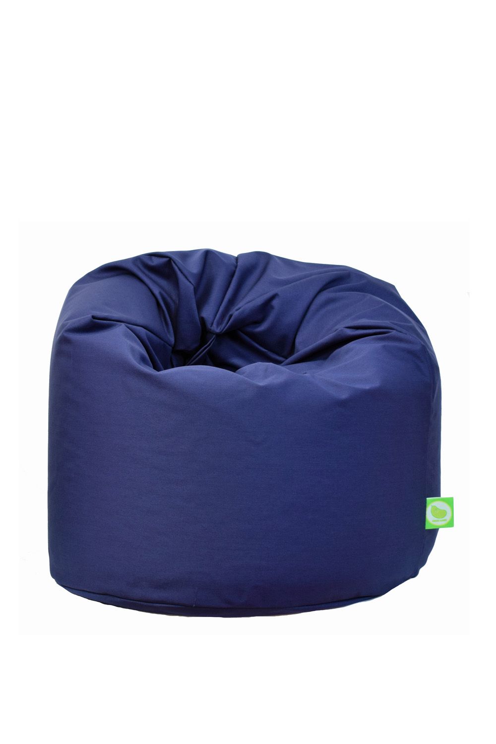 Bean Lazy Cotton Twill Navy Blue Bean Bag Large Size in Dark Blue