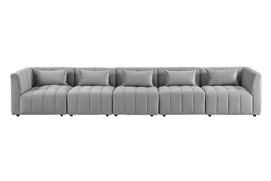 Essen Five Seat Sofa – Dove Grey