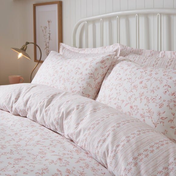 Floral Toile Polycotton Oxford Pillowcase 5