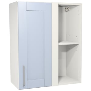 Wickes Ohio Hazy Blue Shaker Corner Wall Unit - 600mm