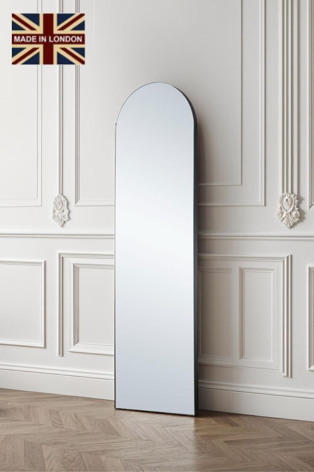 Yearn Mirrors Minimal Arch Black Tall Full Length Mirror