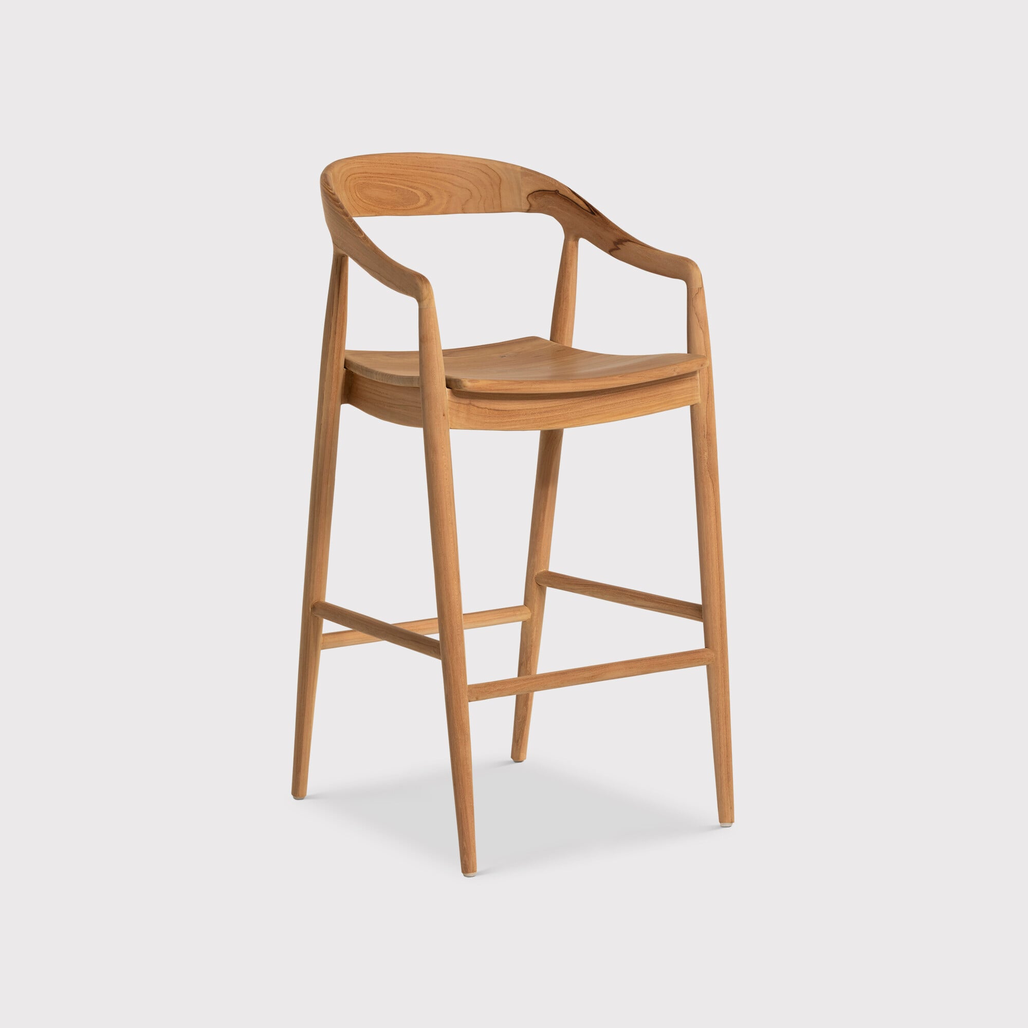 Semeru Barstool H110cm, Wood | Barker & Stonehouse