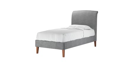 Thea Single Bed in Thatch Smart Velvet - sofa.com