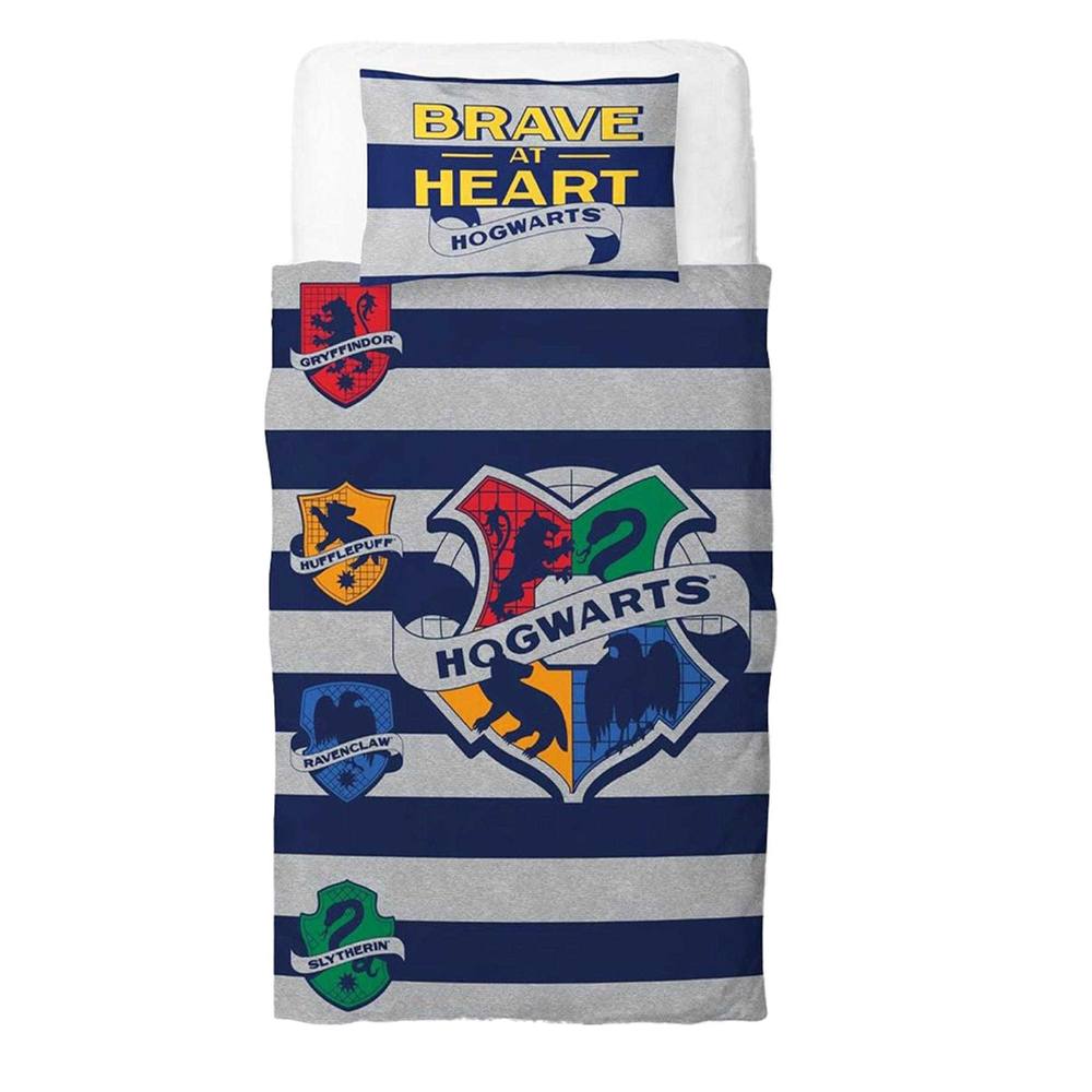 Harry Potter Brave at Heart Reversible Duvet Set in Blue