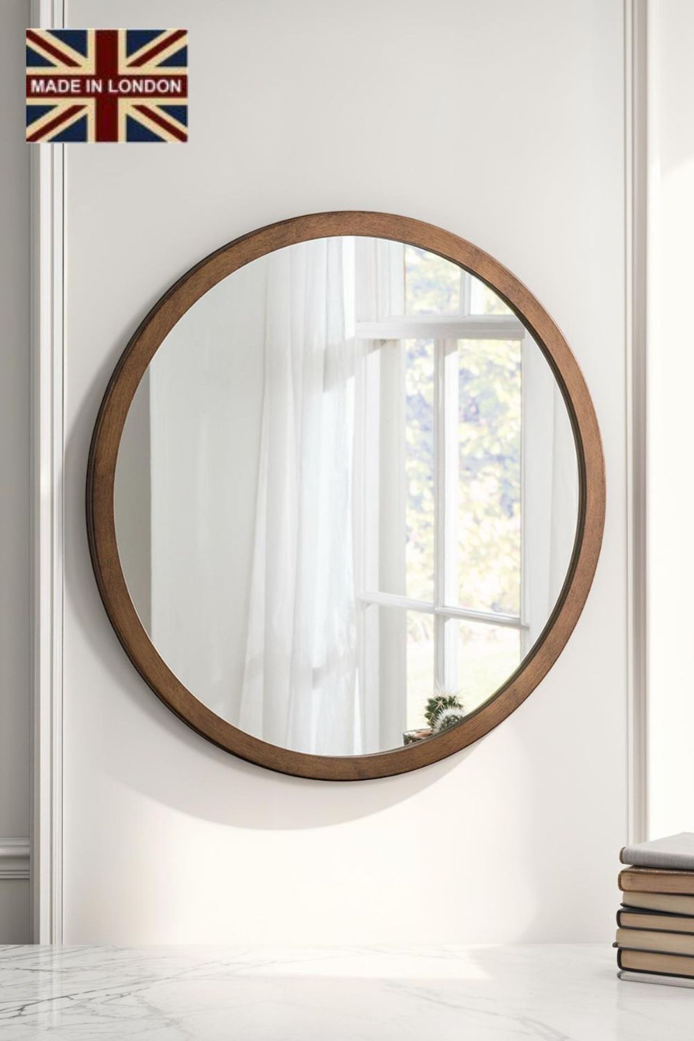 Yearn Mirrors Round Wall Mirror Bronze 80cm