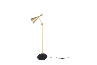 Tom Dixon Beat 1 Light Floor Lamp in Brass - sofa.com