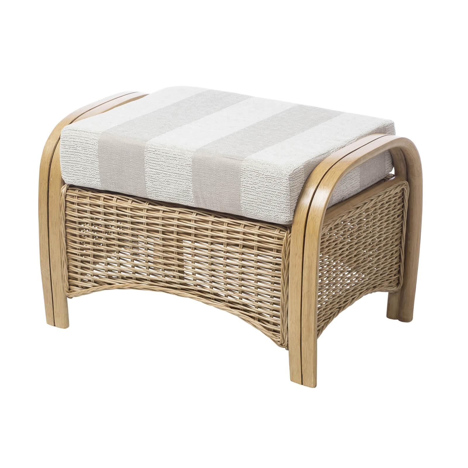 Centurion Footstool In Oatmeal