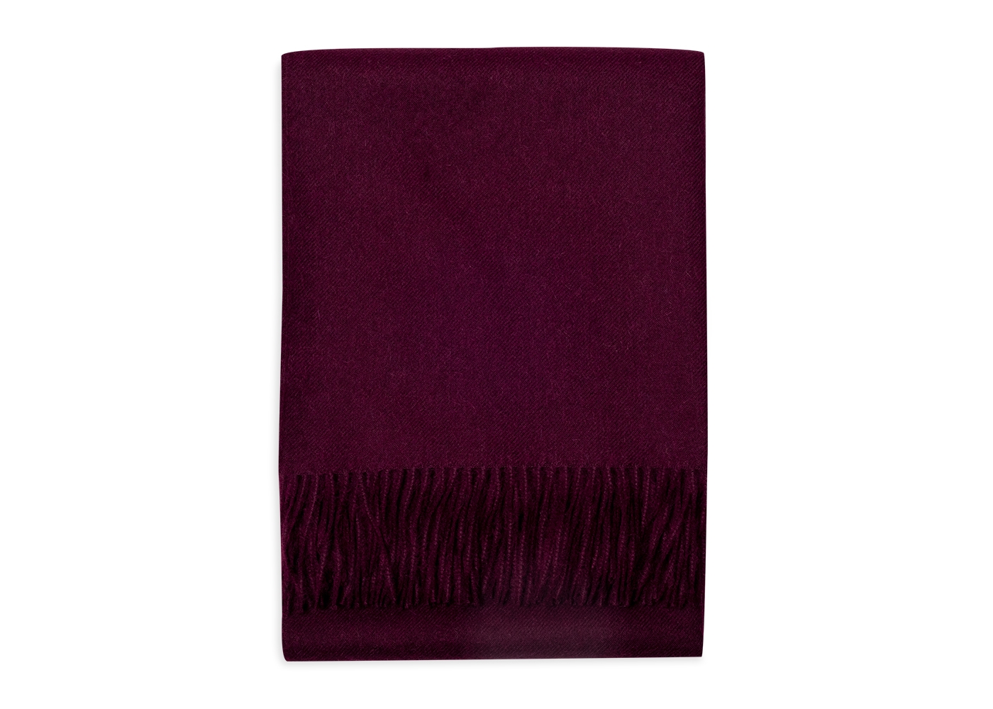 Heal's Alpaca Throw Aubergine