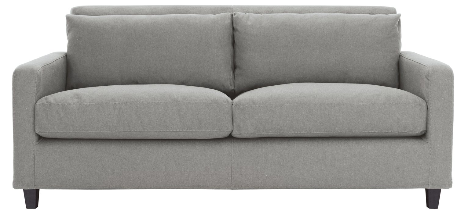 Habitat Chester 2 Seater Fabric Sofa - Grey