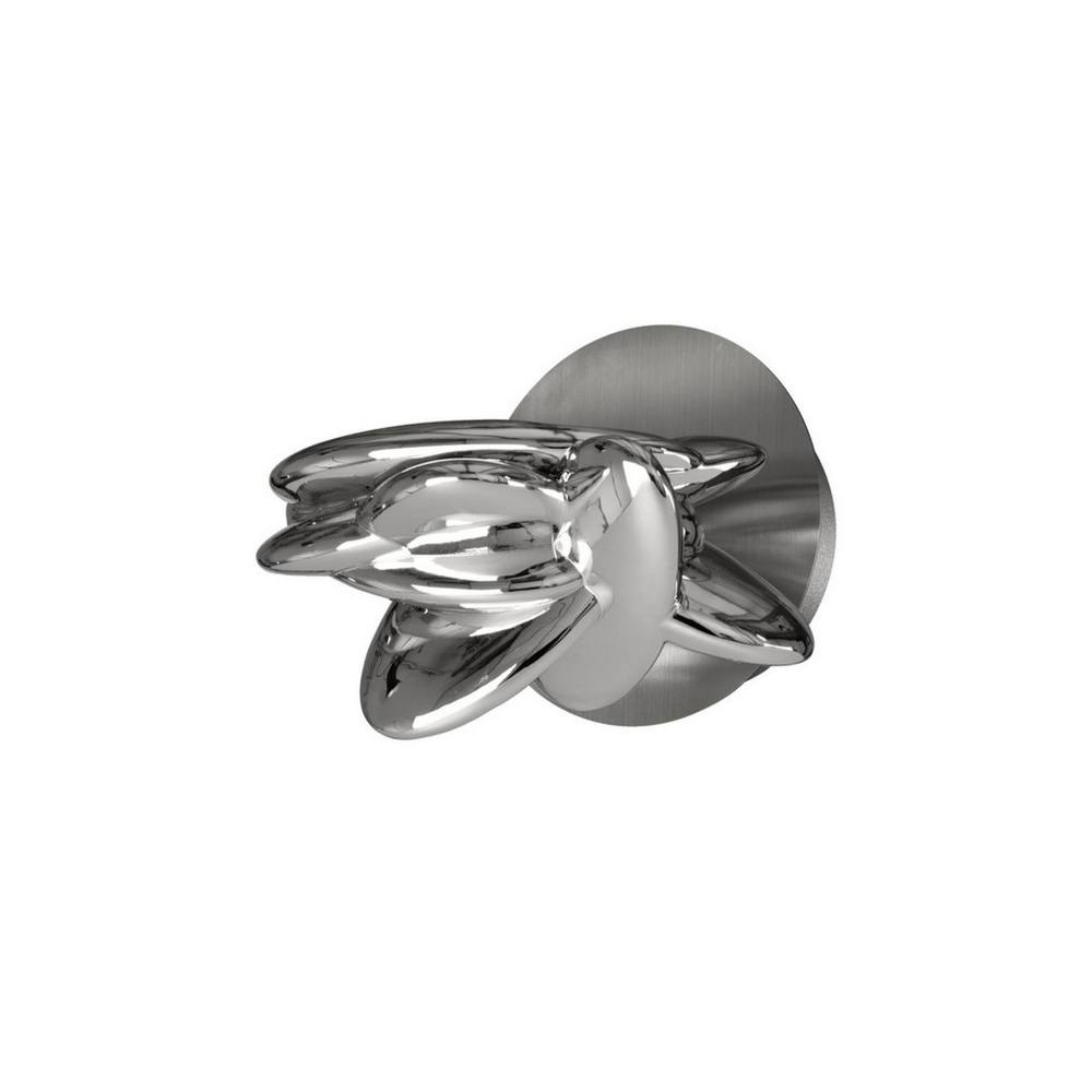 Netlighting Nido Wall Light 1 x 6W LED 3000K 500lm Chrome in Grey