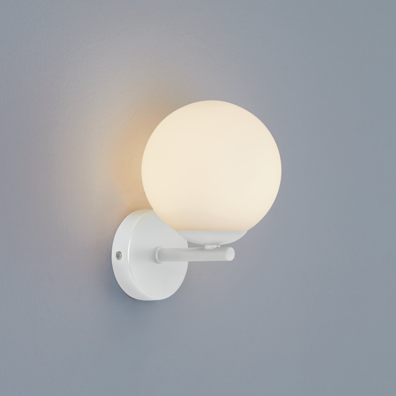 Habitat Rede Wall Light - White