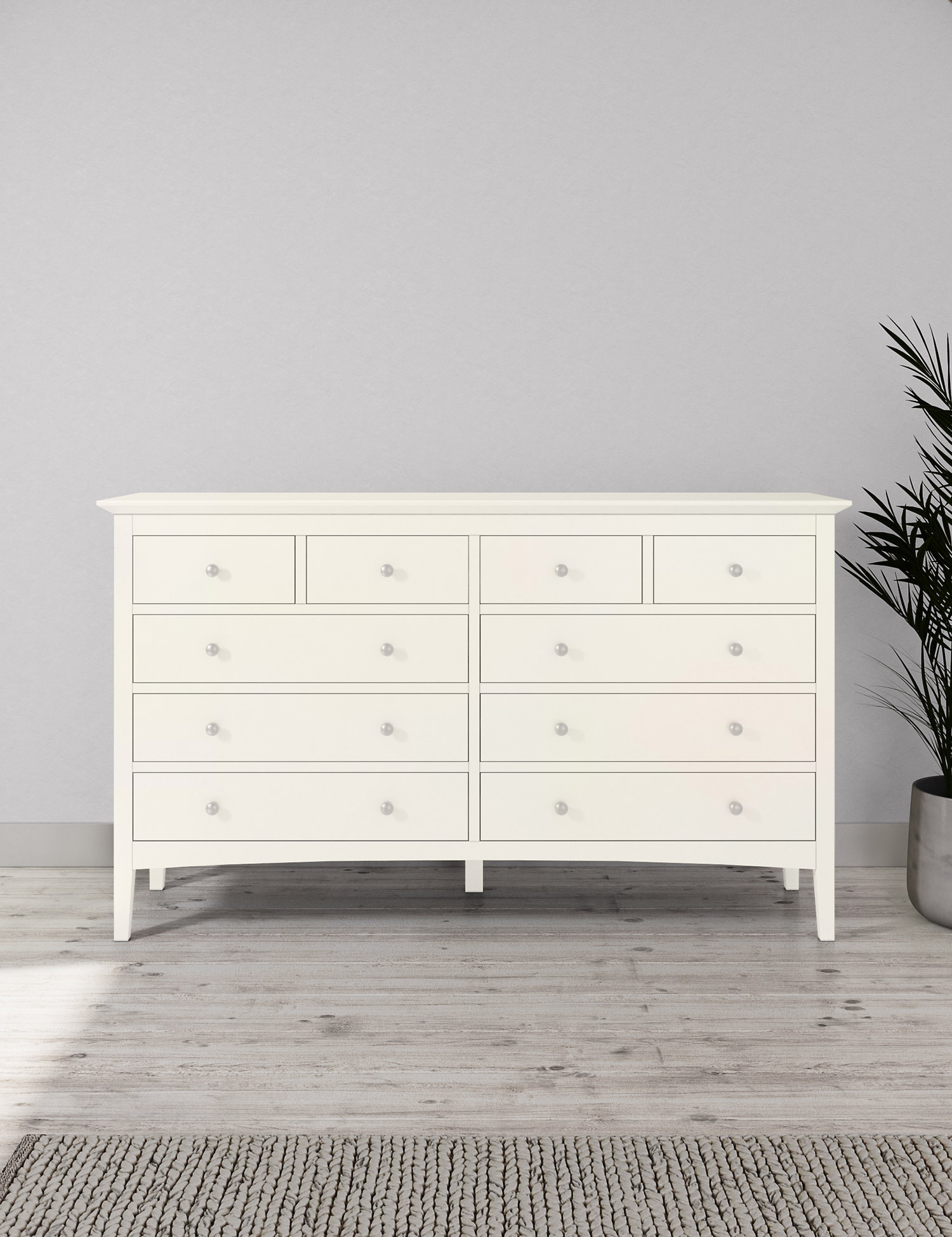 M&S Hastings Wide 10 Drawer Chest