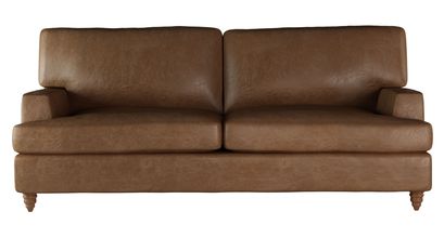 Isla 3 Seat Sofabed in Tan Vintage Leather - sofa.com