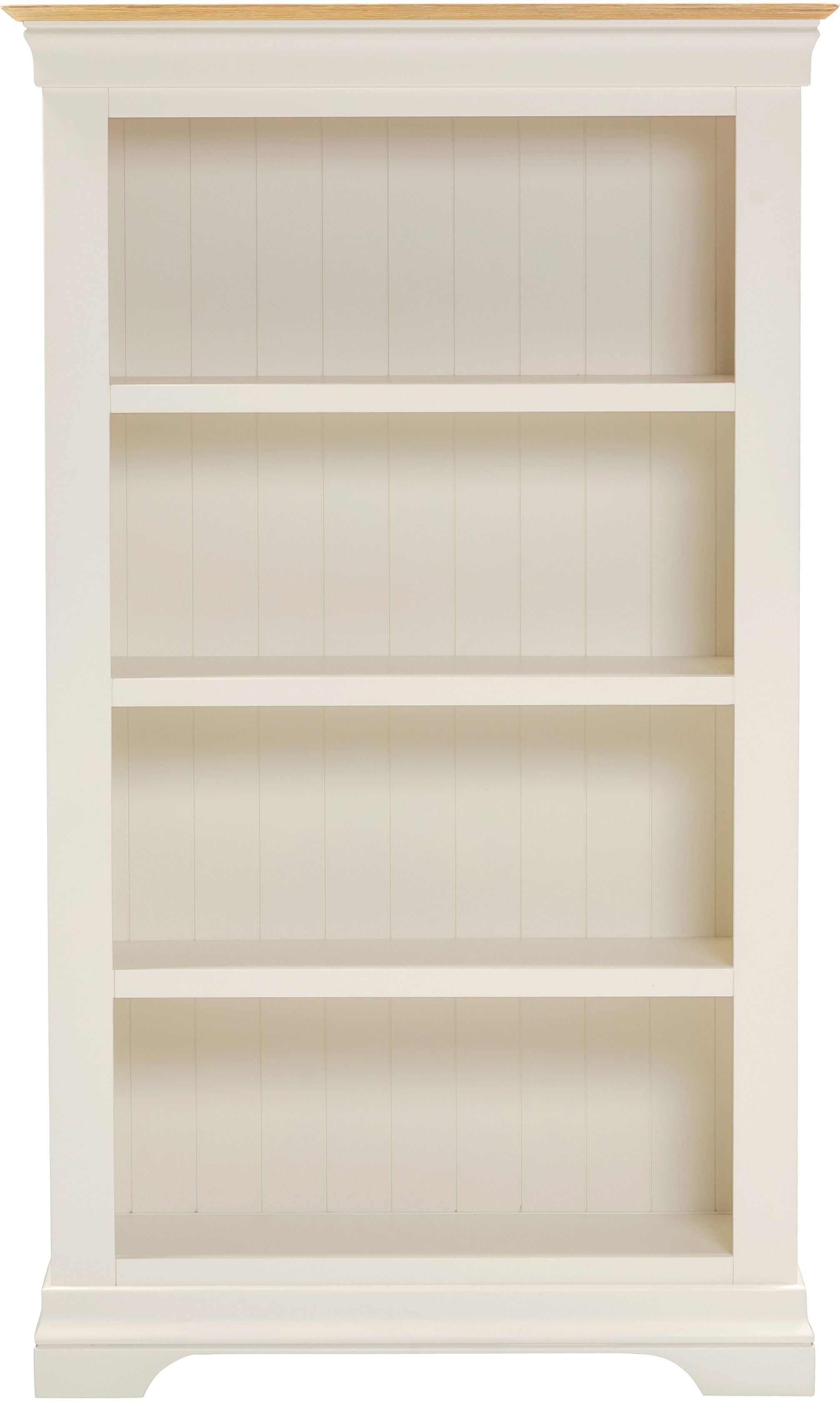 Seconique Bordeaux Bookcase (Fully Assembled) in Ivory 3