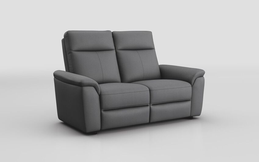 Grey Fabric Badia 2 Seater Sofa