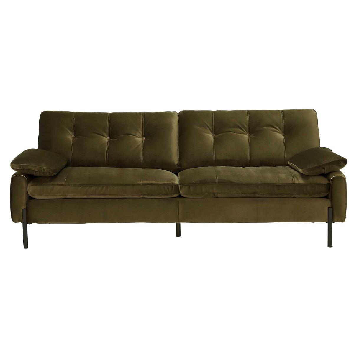 Tristan 3 Seater Sofa, Lush Velvet Green