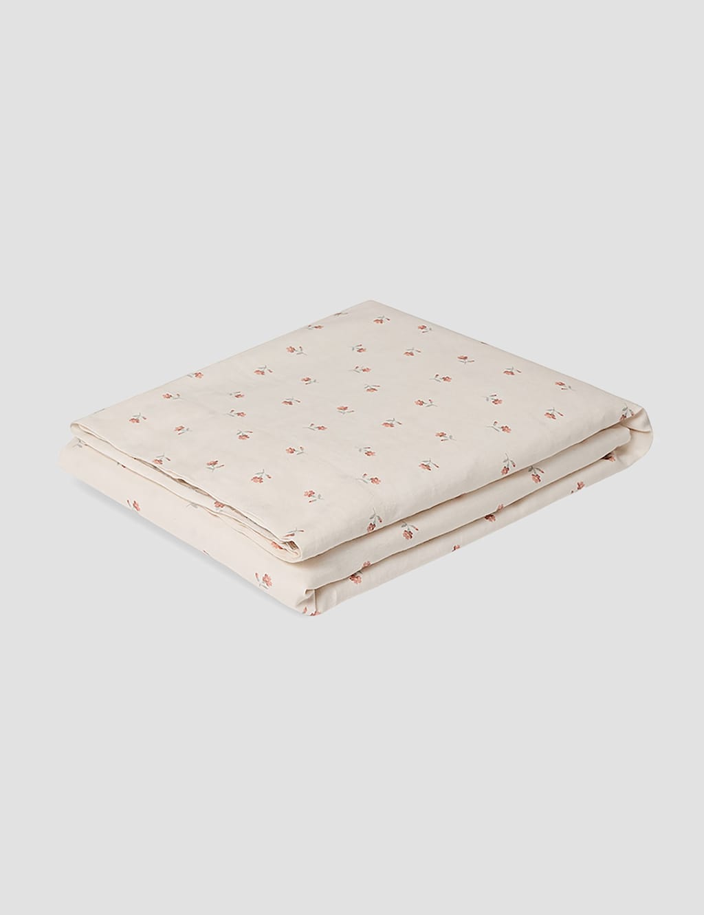 Piglet In Bed Linen Rich Printed Flat Sheet Pearl