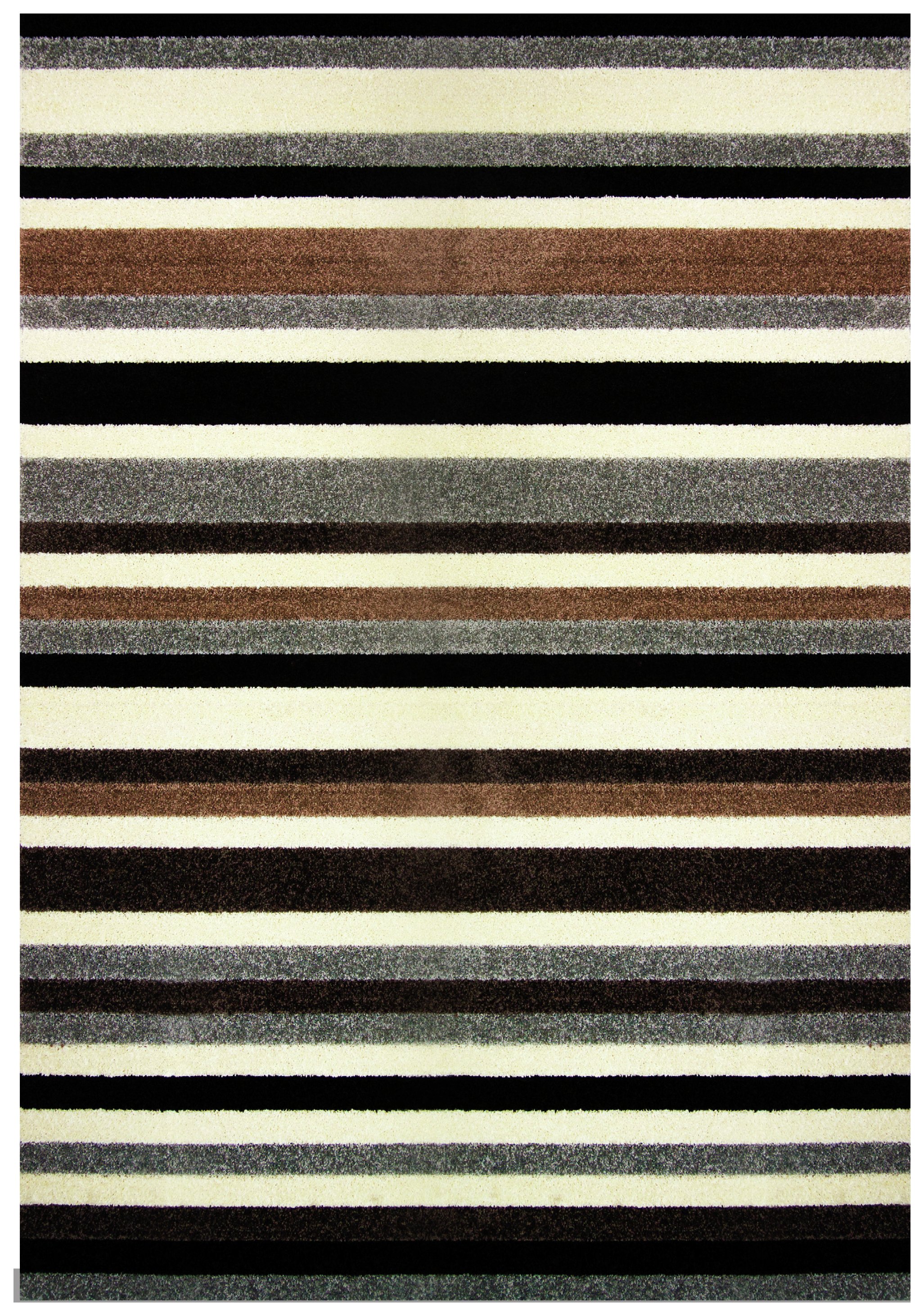 Linea Striped Flatweave Rug - Natural - 100x66cm