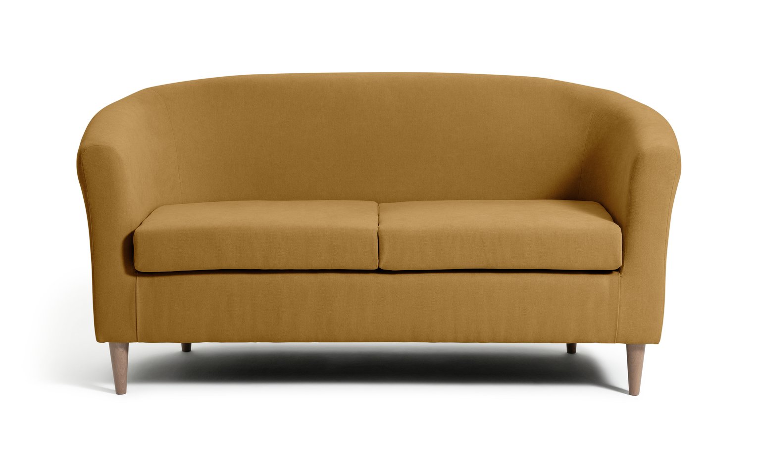 Habitat 2 Seater Fabric Tub Sofa - Mustard