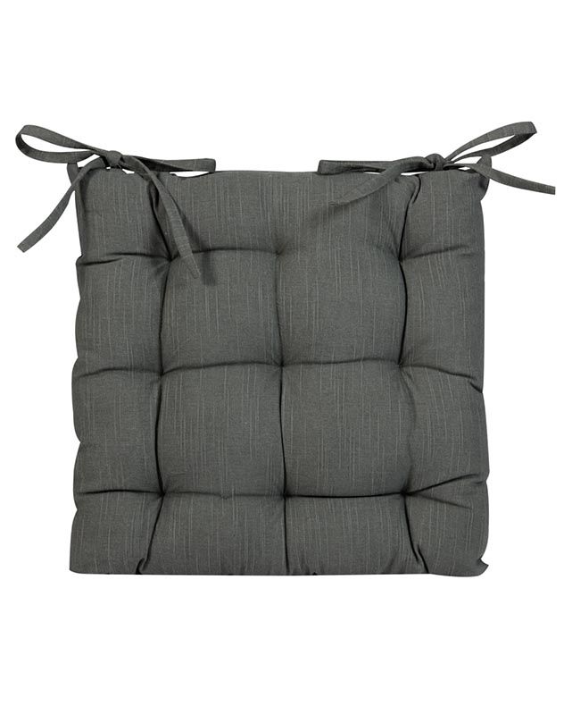 Dibor Vintage Style Plain Blue Indoor Outdoor Chair Seat Pad Garden Cushion L40cm x W40cm