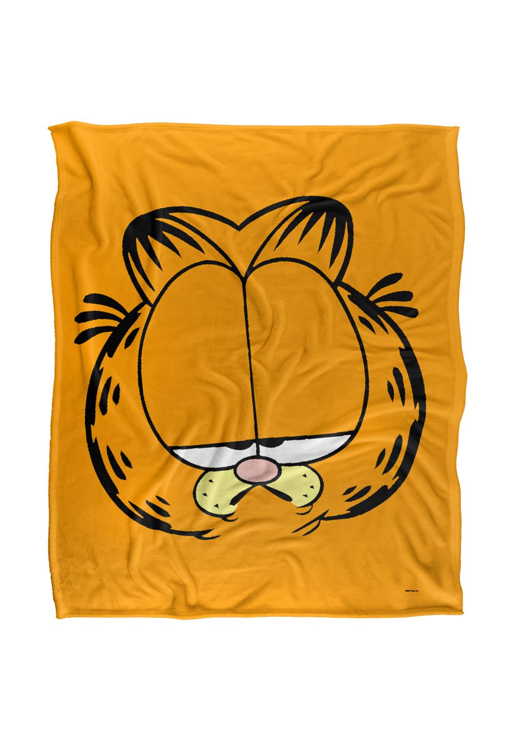Garfield Big Head Silky Touch Super Soft Throw Blanket 152 X 127 cm in White
