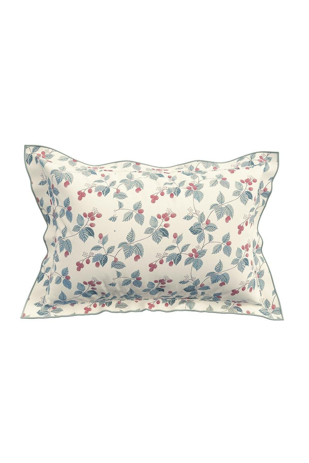 Sanderson 'Rubus' Cotton Sateen Duvet Cover Set in Raspberry 3
