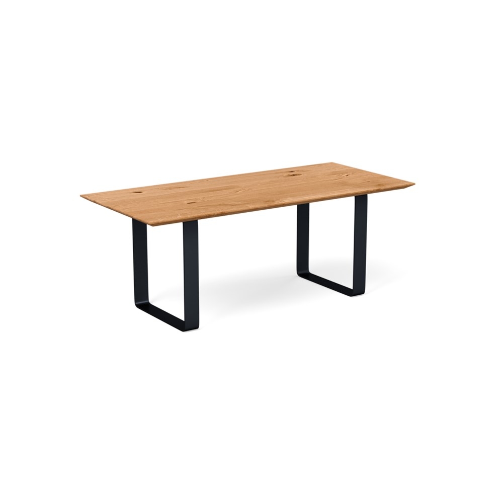 Heal's Prague Table 280x100cm Natural Oak Chamfered Edge Not Filled