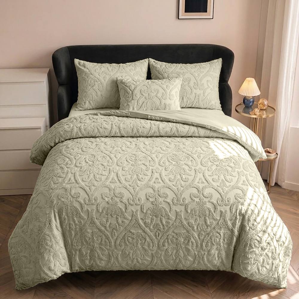 GAVENO CAVAILIA Luxury Elegant Cambi Duvet Cover Set in Natural