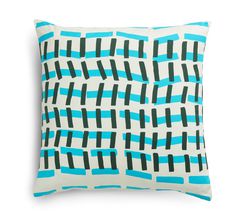 55x55cm Scatter Cushion in Cerulean Gail Bryson Kantha - sofa.com