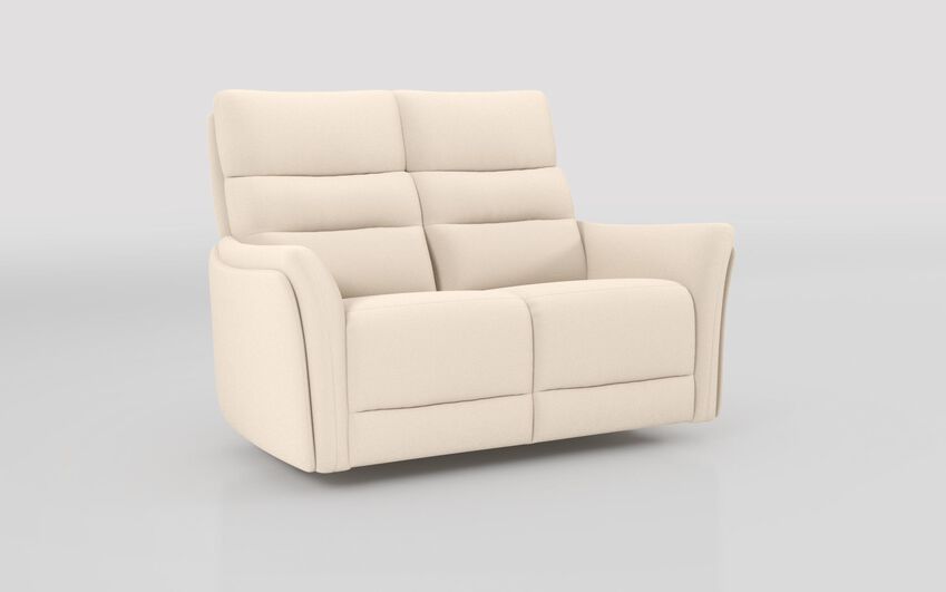White Fabric Cleveley 2 Seater Sofa