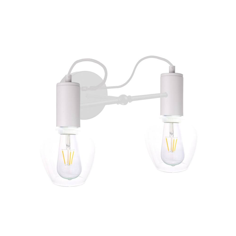 Netlighting Maya Wall Lamp White 25cm 2x E27