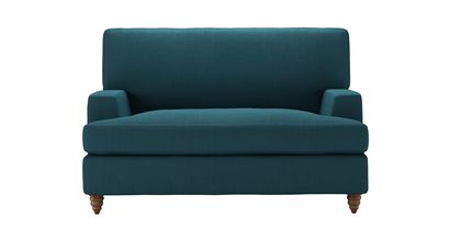 Isla Loveseat Sofabed in Evergreen Brushed Linen Cotton - sofa.com