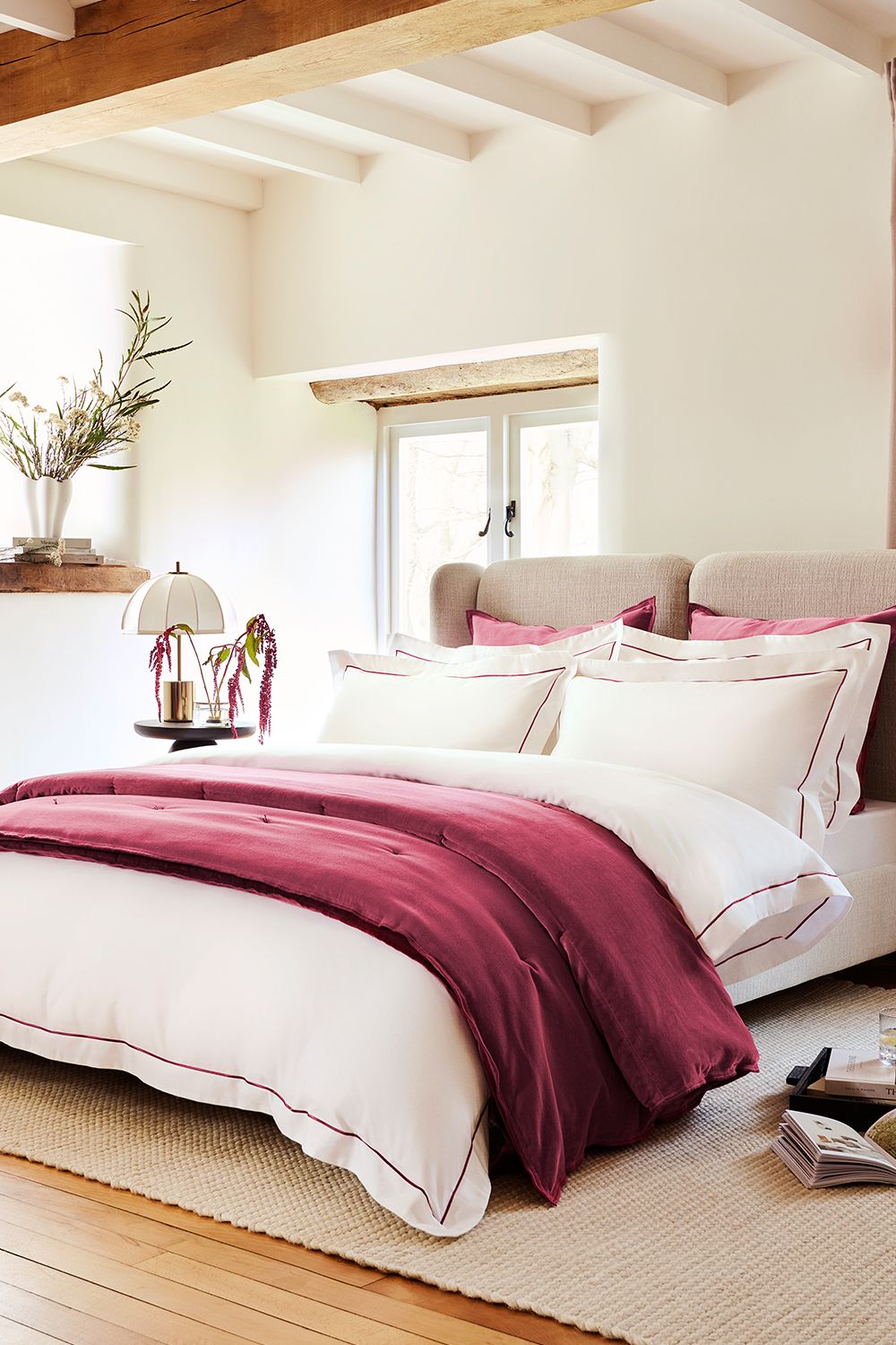 CHRISTY Premium Sateen Satin Soft Duvet Cover Sets in Pink