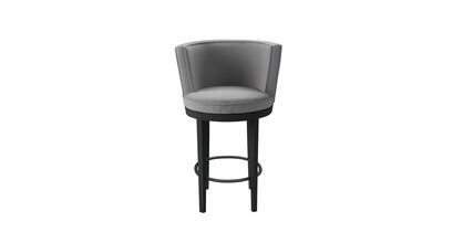 Margaux Bar Stool in Cobble Brushed Linen Cotton - sofa.com