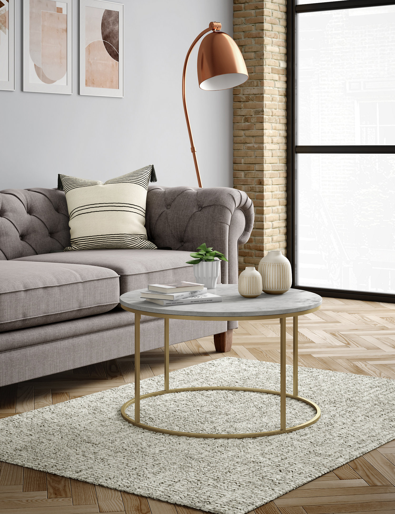 M&S Farley Round Coffee Table