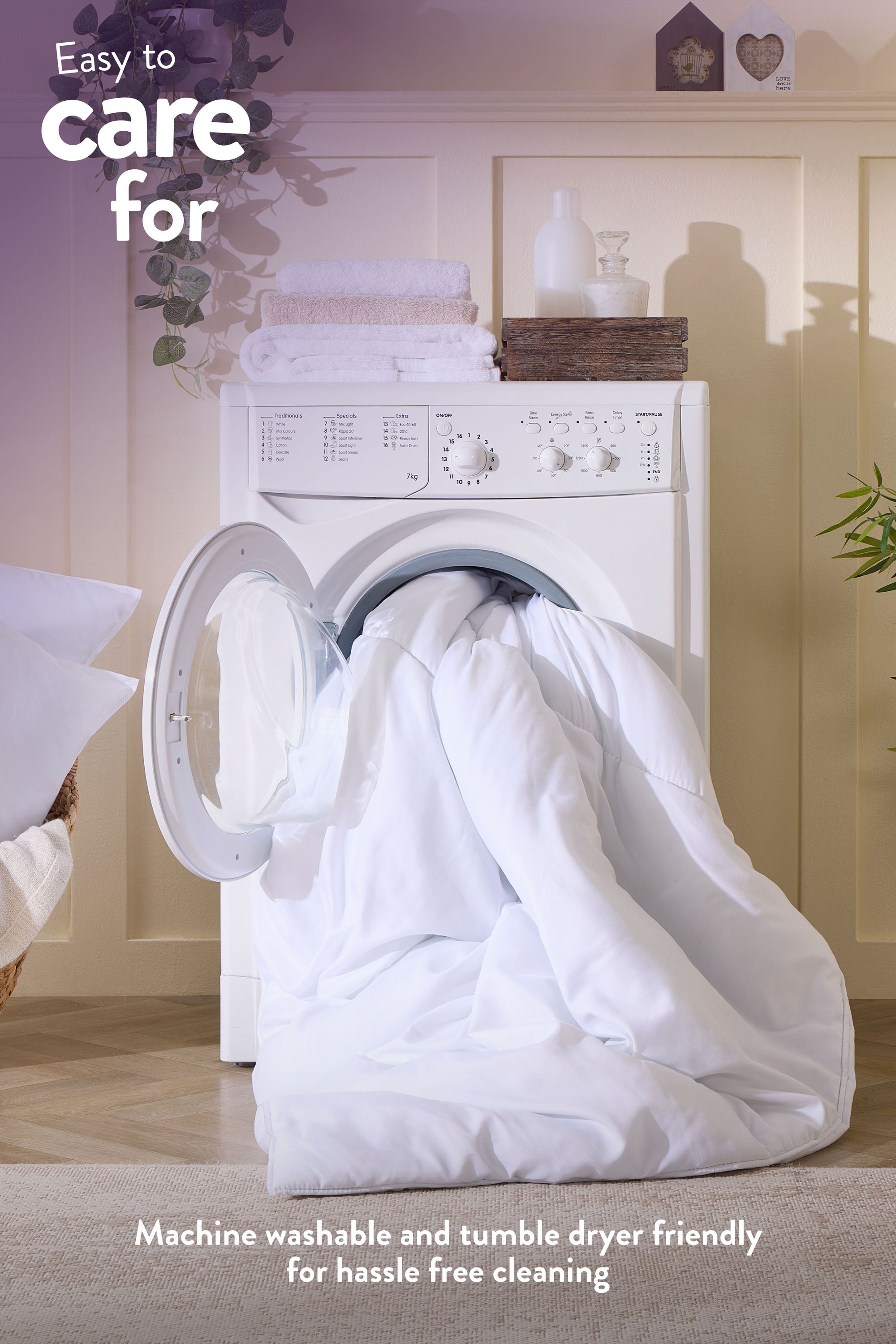 Slumberdown Warm Winter Nights 13.5 Tog Winter Duvet in White 5