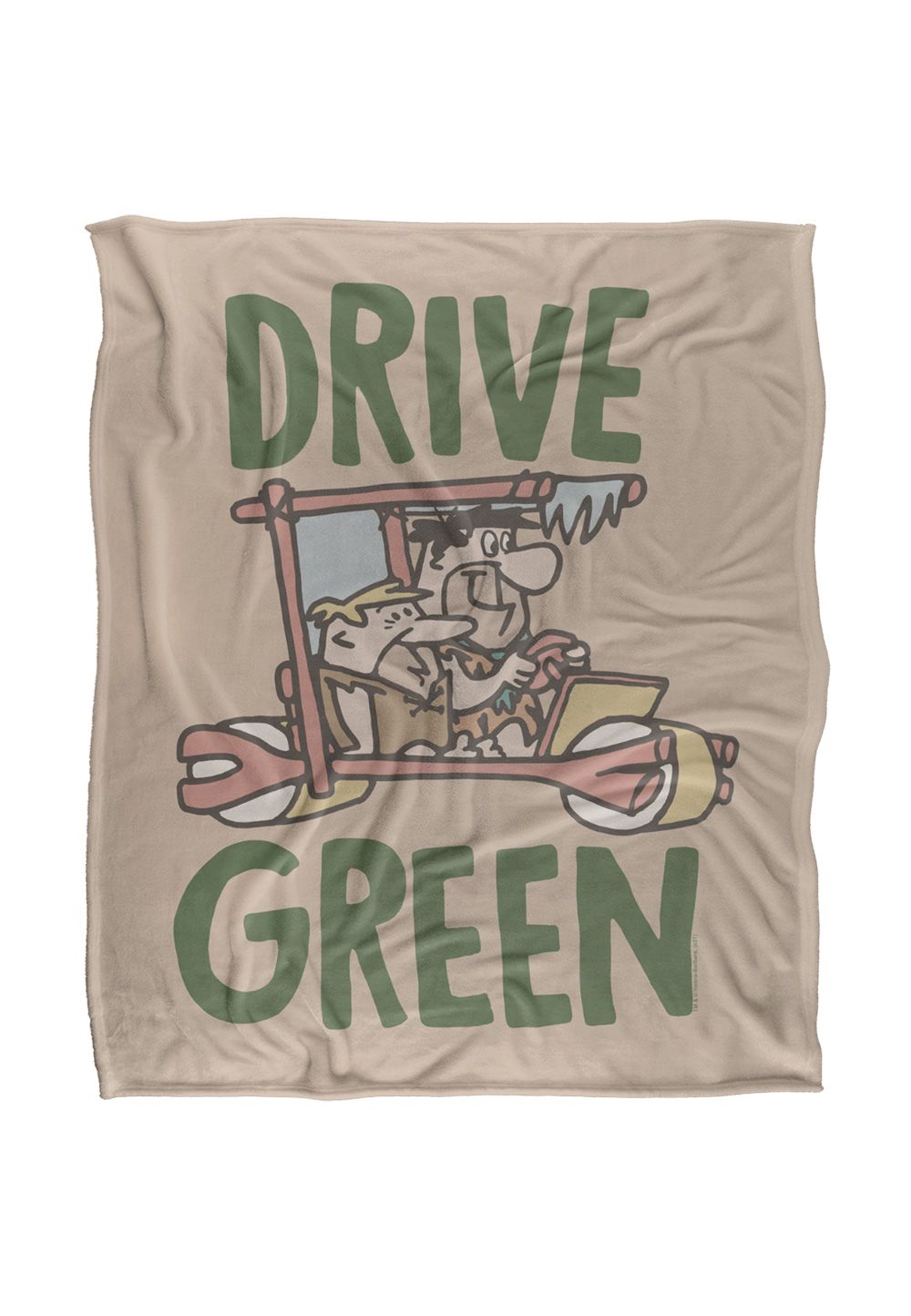 Warner Brothers Flintstones Officially Licensed Silky Touch Super Soft Throw Blanket 152 x 127 cm in White