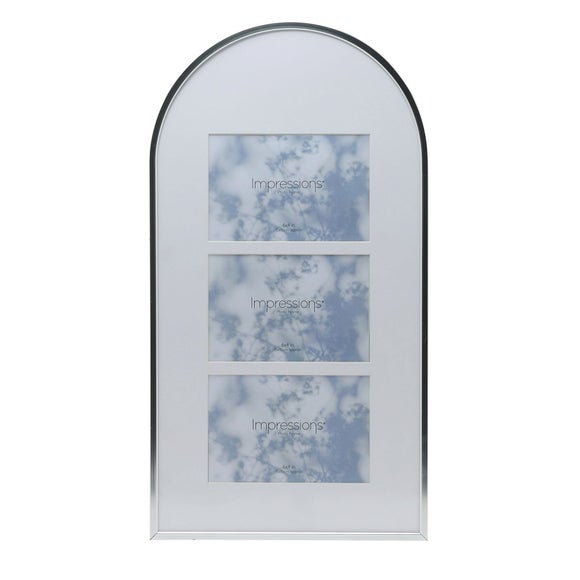 Arched Silver Multi Photo Frame