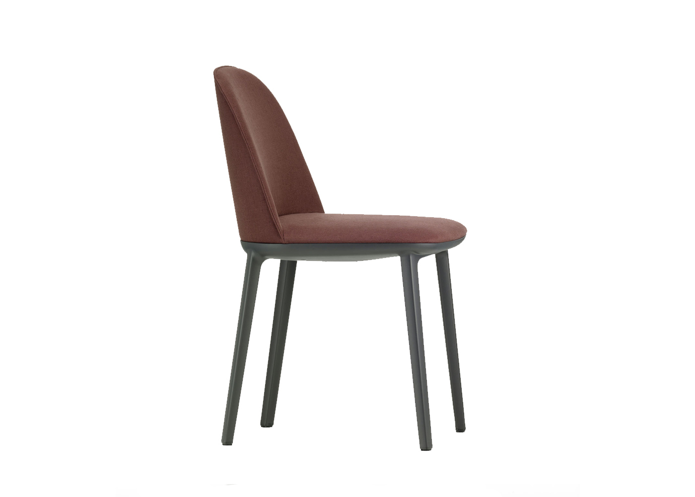 Vitra Softshell Side Chair Violet