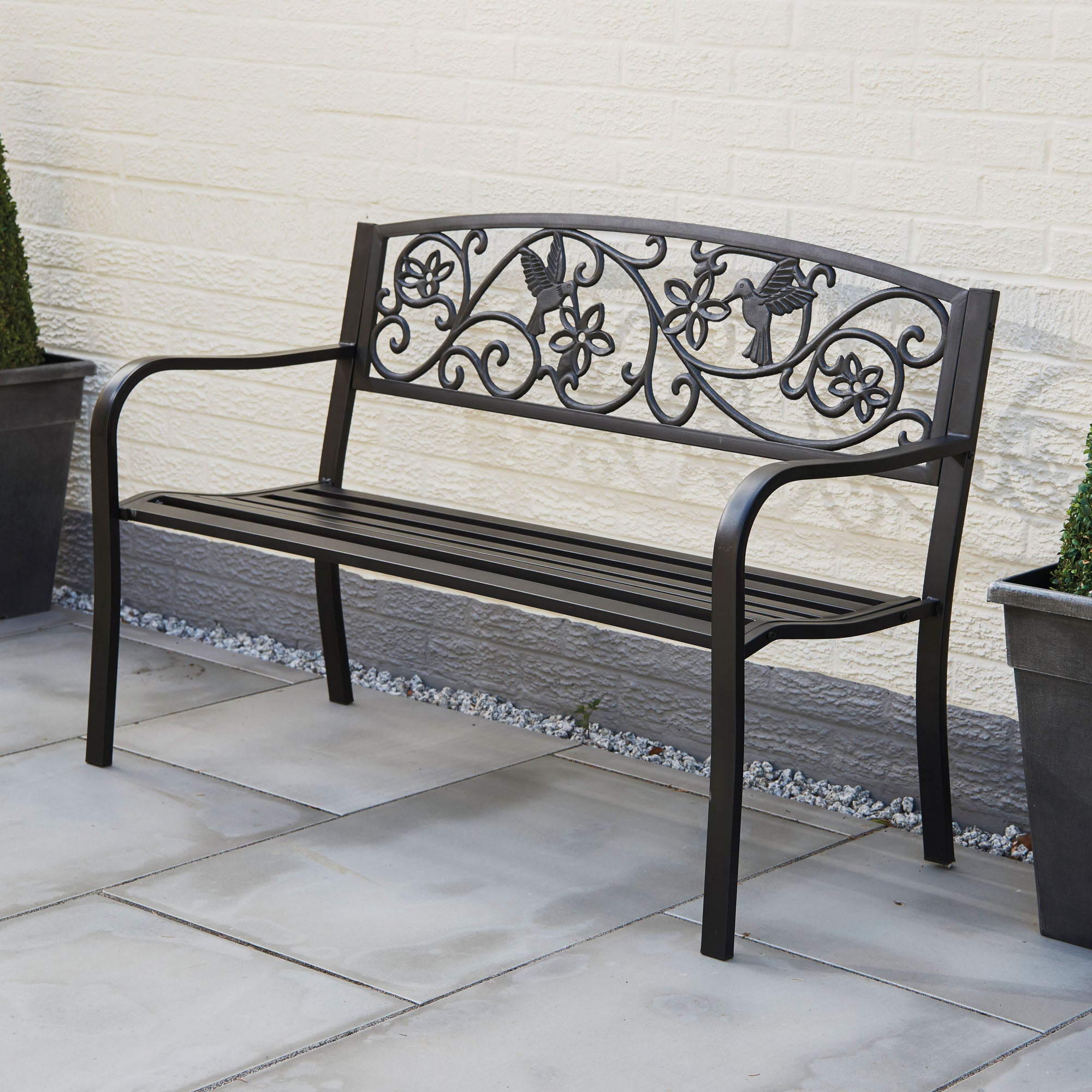 Hummingbird 2 Seater Bench Bronze