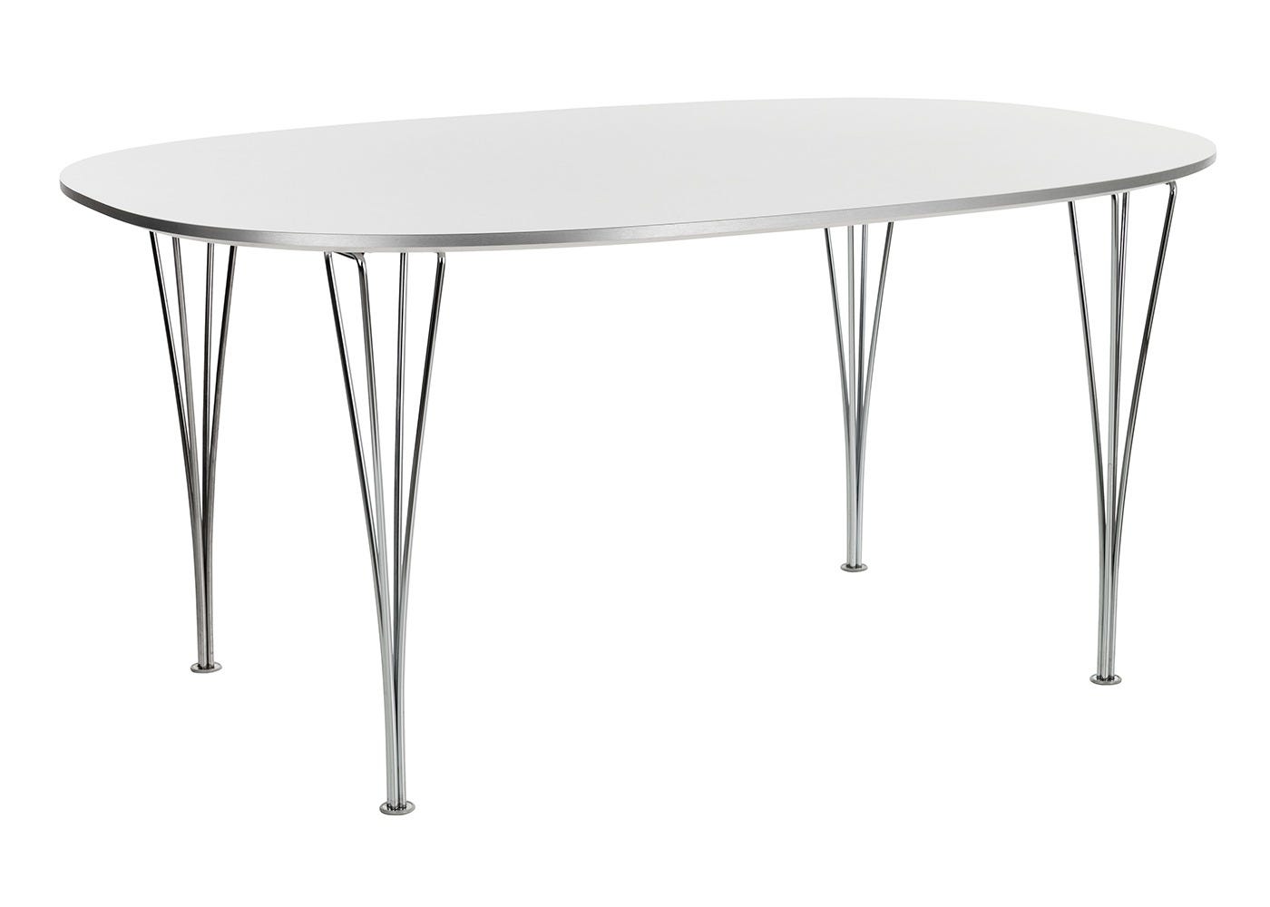 Fritz Hansen Superellipse Dining Table B612 White