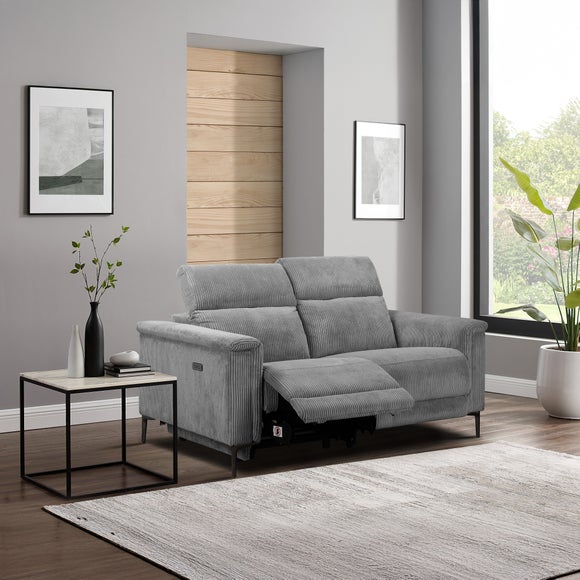Lund Corduroy Power Recliner 2 Seater Sofa