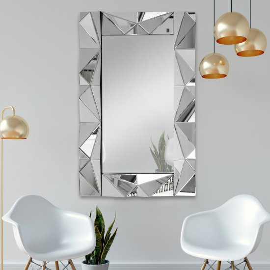 Evora Designer Rectangular Wall Mirror