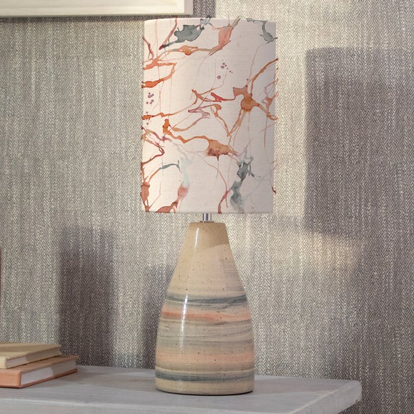 Japura Table Lamp with Carrara Shade